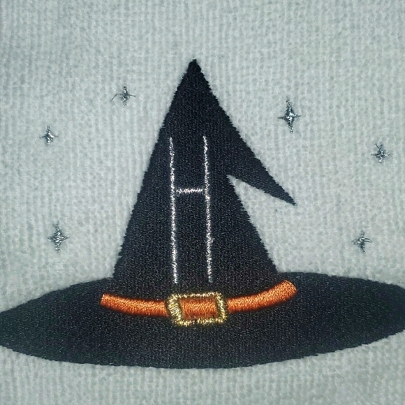 Halloween Themed Fingertip Towel- "H" Monogram- 2 pack - Picture 2 of 2